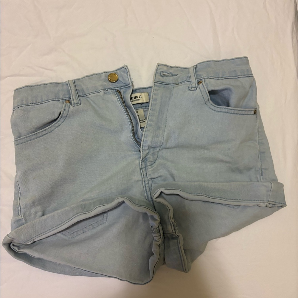 Blue forever 21 jeans shorts